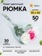 Просмотр фото... Пакет цветочный Рюмка 35/40 Грация мятный (50)